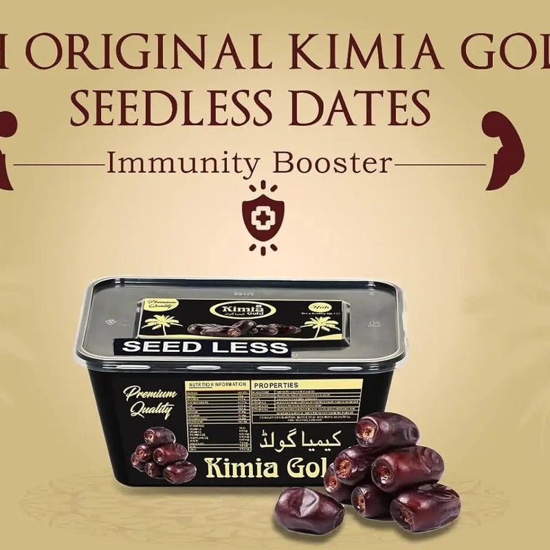 Ifah Kimia Gold Seedless Dates 500g Pack - Ifah Khajoor