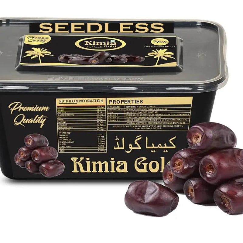 Ifah Kimia Gold Seedless Dates 500g Pack - Ifah Khajoor