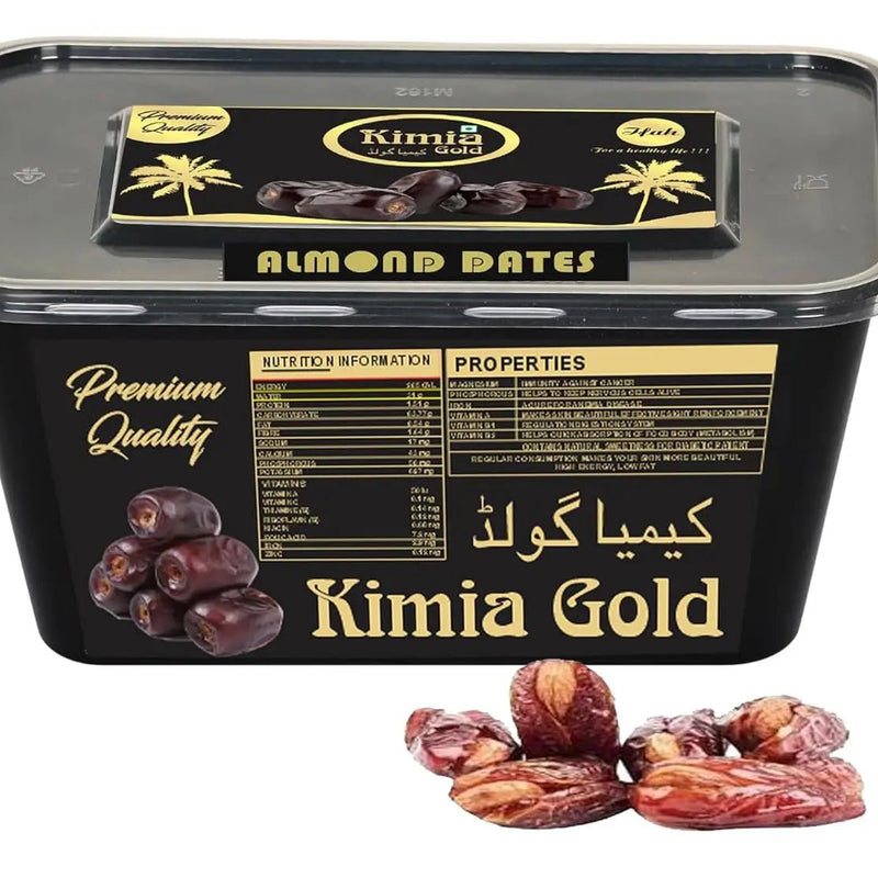 Ifah Kimia Gold Almod Dates 400g Box - Ifah Khajoor