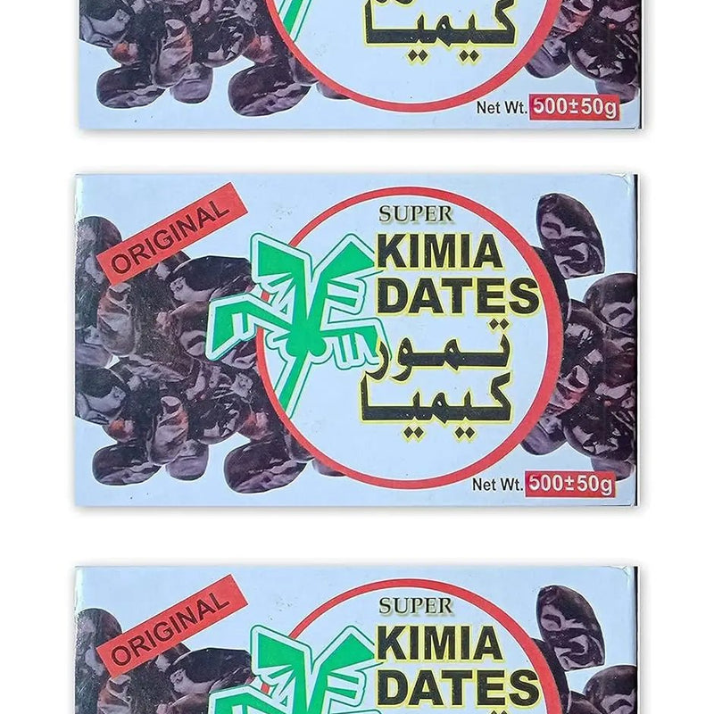 Kimia Dates (1.5 Kg++, Original, Pack of 3, 500gm ++) - Ifah Khajoor