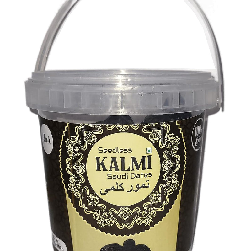 Ifah Kalmi Seedless Saudi Dates 600g Bucket - Ifah Khajoor